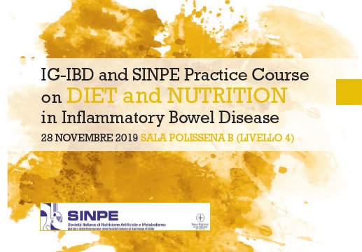 IG-IBD and SINPE Practice Course on “Diet and Nutrition in Inflammatory Bowel Disease”