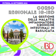 CORSO REGIONALE IG-IBD. La gestione delle Malattie Infiammatorie Croniche Intestinali in Basilicata