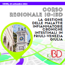 CORSO REGIONALE IG-IBD. La gestione delle Malattie infiammatorie Croniche Intestinali in Friuli-Venezia Giulia