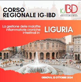 Corso Regionale Ig-IBD. La gestione delle Malattie Infiammatorie Croniche Intestinali in Liguria