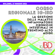 CORSO REGIONALE IG-IBD. La gestione delle Malattie Infiammatorie Croniche Intestinali in Trentino-Alto Adige