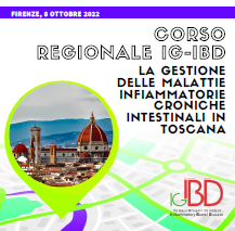 CORSO REGIONALE IG-IBD. La gestione delle Malattie Infiammatorie Croniche Intestinali in Toscana
